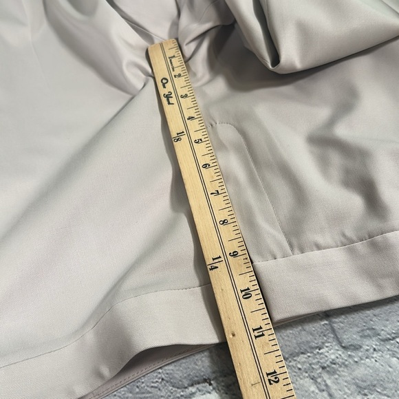 Lafayette 148 New York Menswear Pants Stretch Cotton Khaki Tan Size 10 NEW - Picture 14 of 16